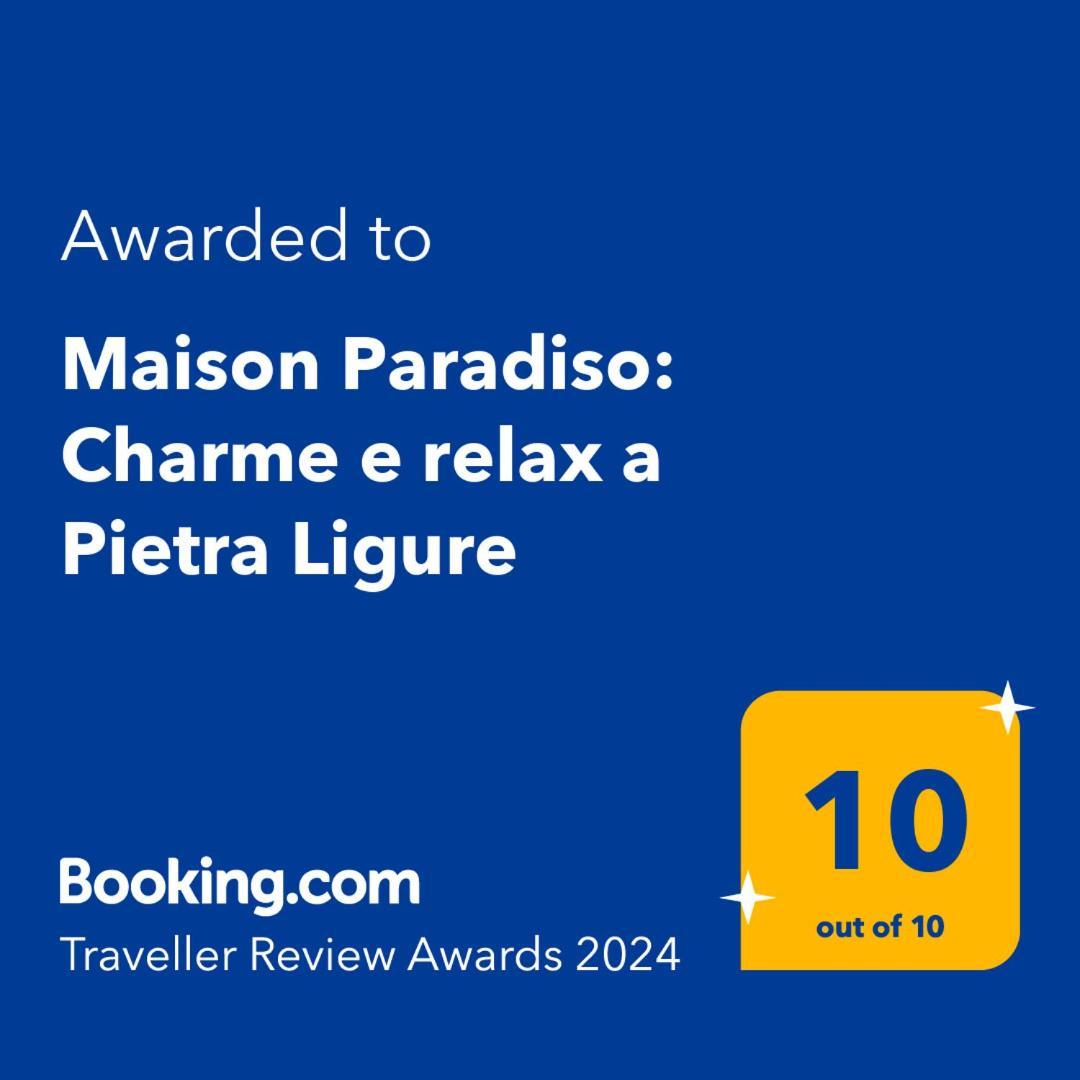 Maison Paradiso: Charme E Relax A Pietra Ligure Kültér fotó